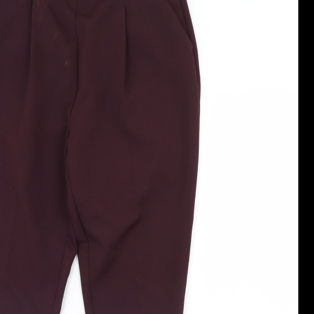 Womens UK Size 12 NEXT Regular Fit  Purple Trousers