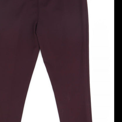 Womens UK Size 12 NEXT Regular Fit  Purple Trousers