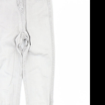 NEXT Womens Grey  Denim Skinny Jeans Size 6 L28 in