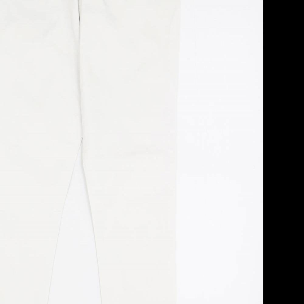 George Womens White  Denim Skinny Jeans Size 10 L28 in