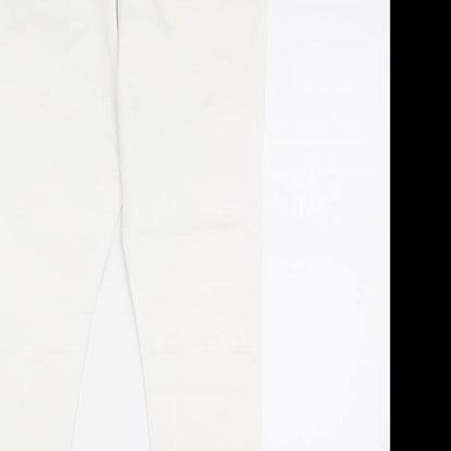 George Womens White  Denim Skinny Jeans Size 10 L28 in