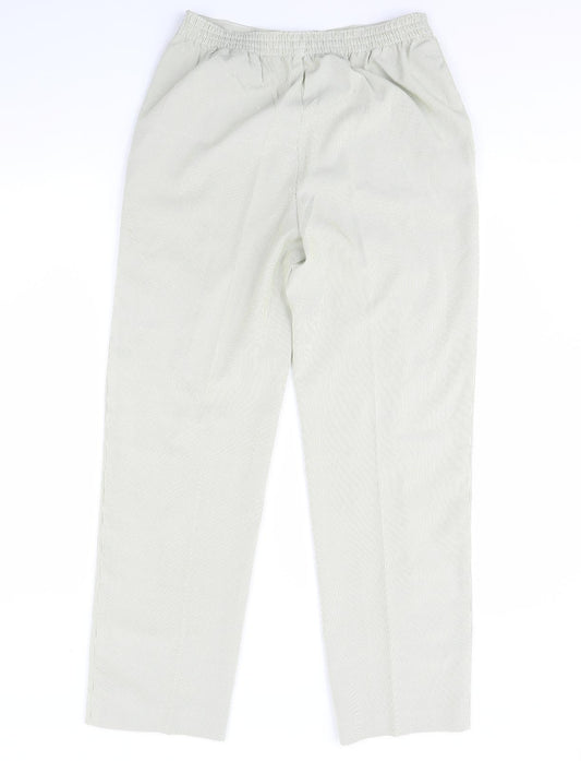 Womens UK Size 12 M&S Regular Fit  Green Trousers