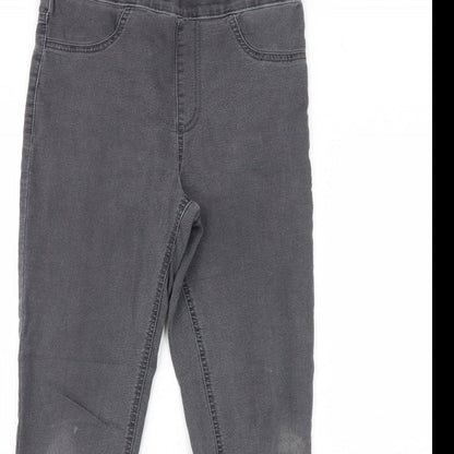 m&s Womens Grey  Denim Jegging Jeans Size 10 L28 in