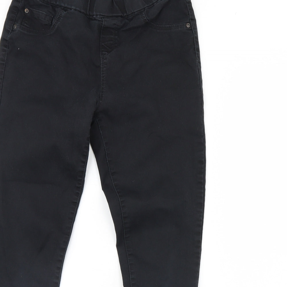 George Womens Black  Denim Skinny Jeans Size 12 L29 in