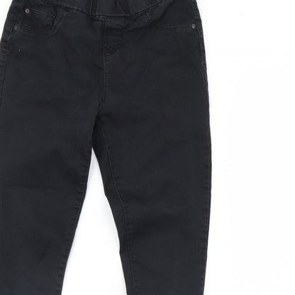 George Womens Black  Denim Skinny Jeans Size 12 L29 in