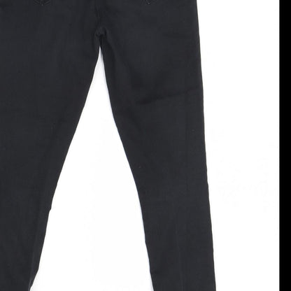 George Womens Black  Denim Skinny Jeans Size 12 L29 in