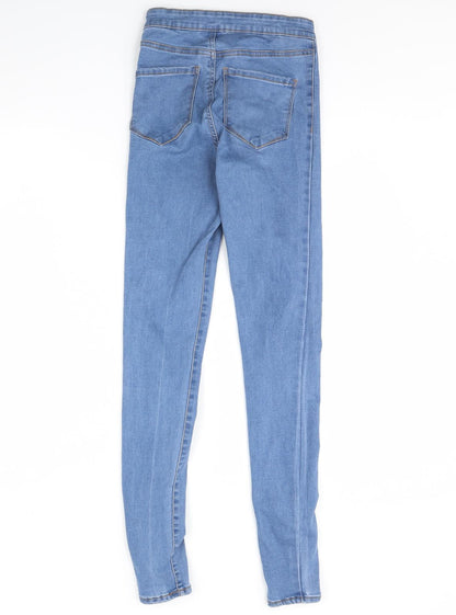 DENIM CO Womens Blue  Denim Skinny Jeans Size 8 L28 in