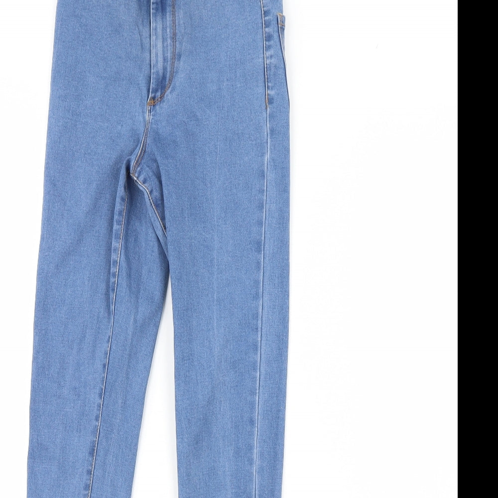 DENIM CO Womens Blue  Denim Skinny Jeans Size 8 L28 in