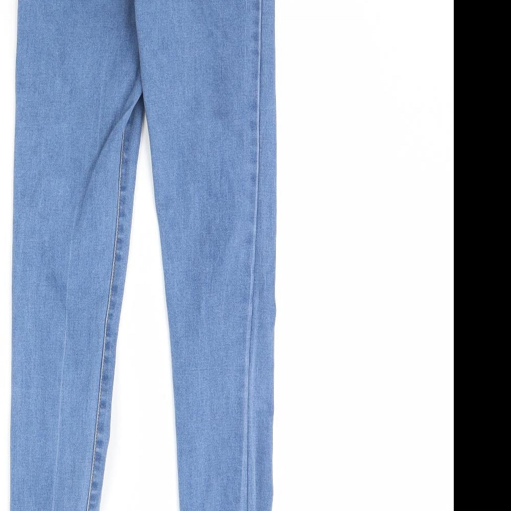 DENIM CO Womens Blue  Denim Skinny Jeans Size 8 L28 in