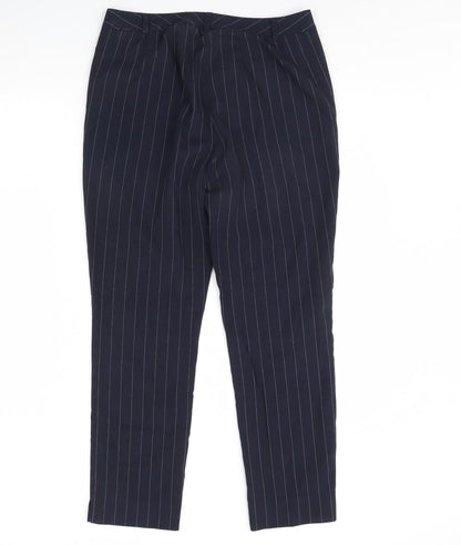 Womens UK Size 10 M&S Regular Fit  Blue Trousers