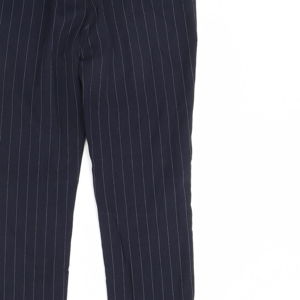 Womens UK Size 10 M&S Regular Fit  Blue Trousers