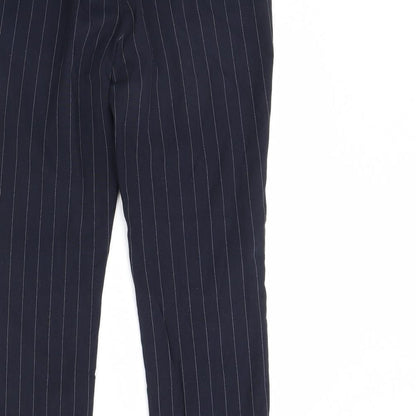 Womens UK Size 10 M&S Regular Fit  Blue Trousers