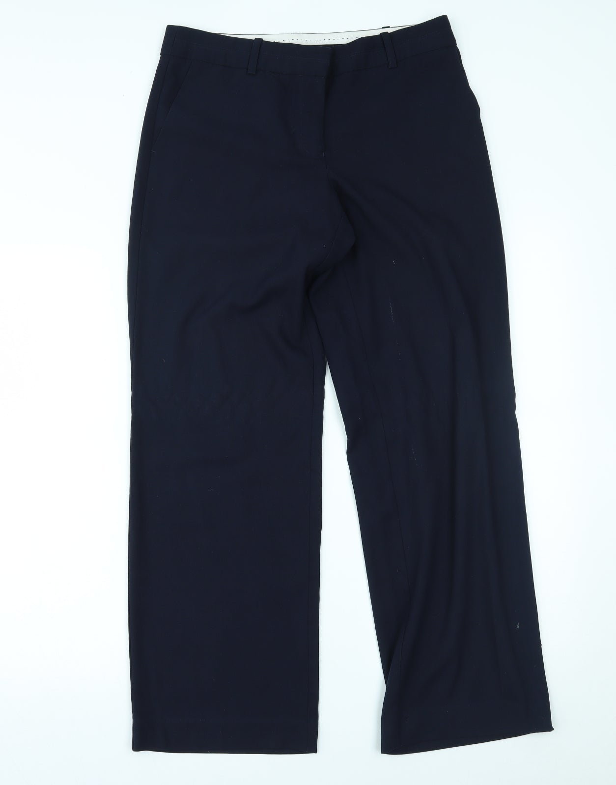 Womens UK Size 10 NEXT Regular Fit  Blue Trousers