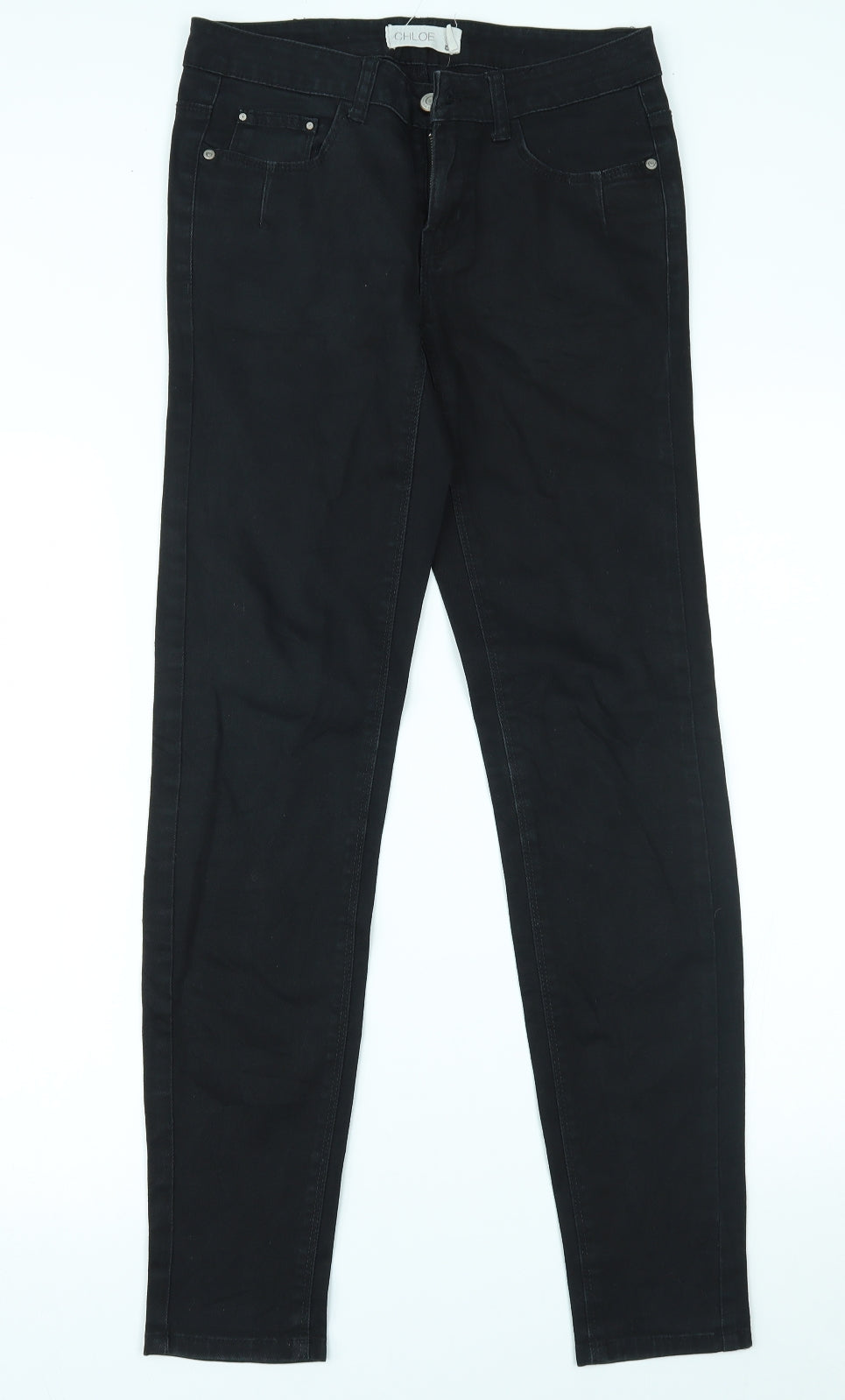 Womens UK Size 27 in Gina Tricot Regular Fit Skinny Black Jeans