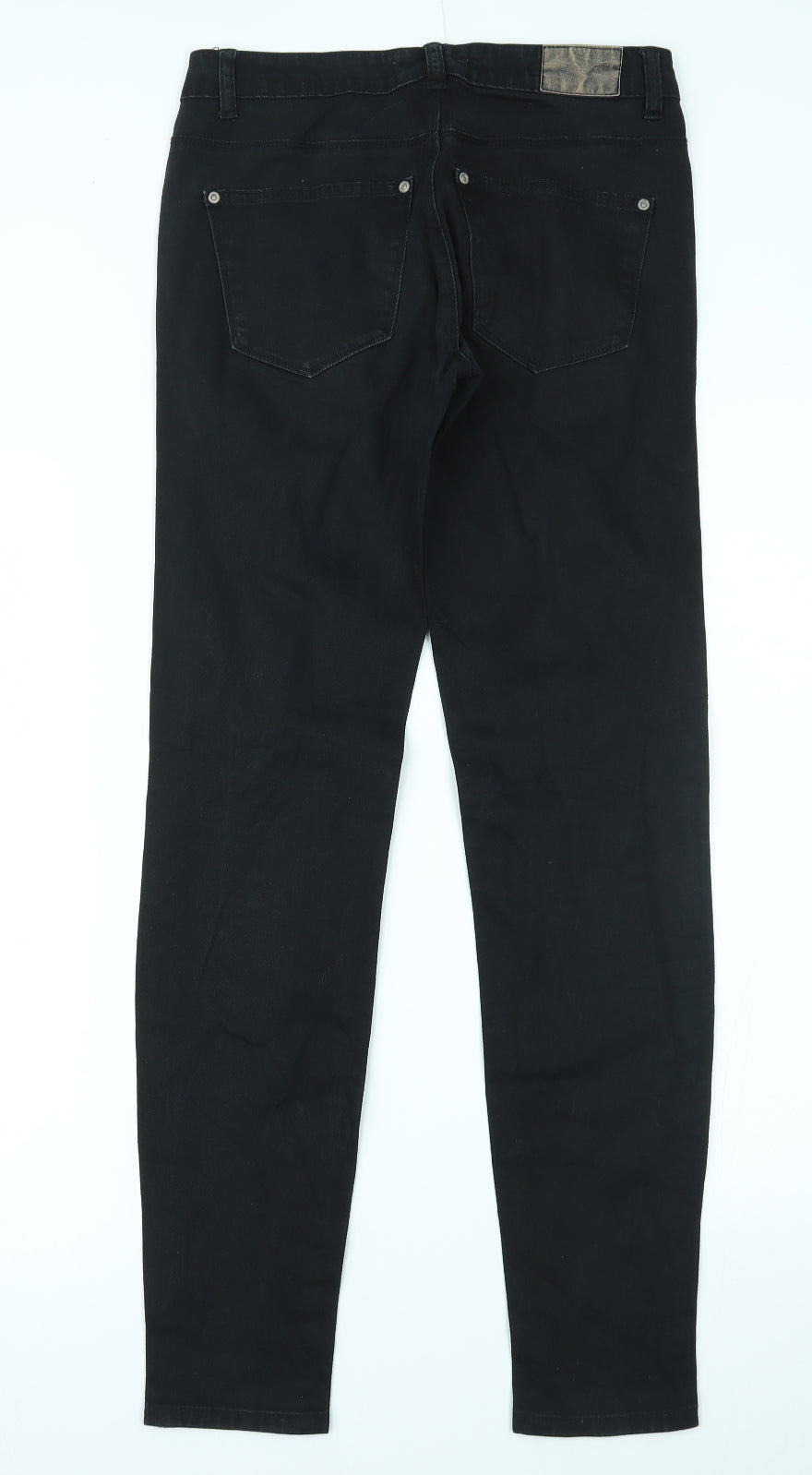 Womens UK Size 27 in Gina Tricot Regular Fit Skinny Black Jeans