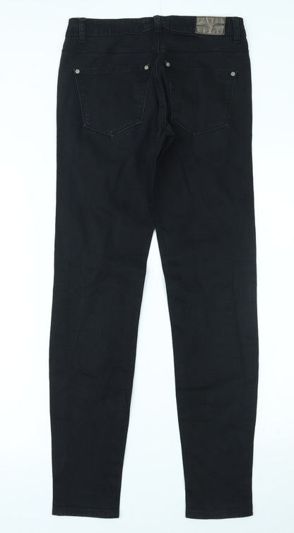 Womens UK Size 27 in Gina Tricot Regular Fit Skinny Black Jeans