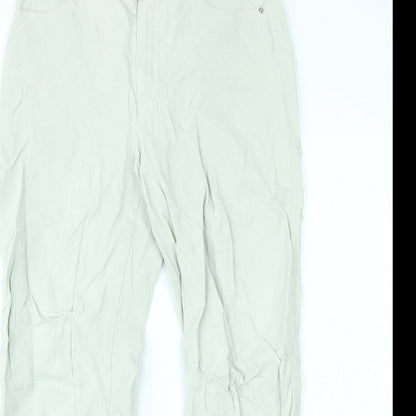 Rosner Womens Ivory   Trousers  Size 12 L30 in