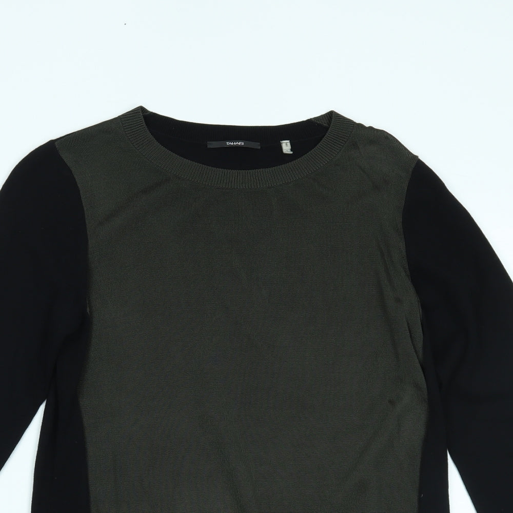 Womens UK Size S Tahari Black Basic Blouse
