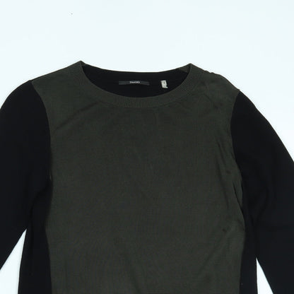 Womens UK Size S Tahari Black Basic Blouse