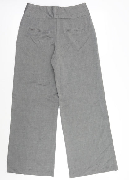 Womens UK Size 10 Marks and Spencer Regular Fit  Grey Trousers