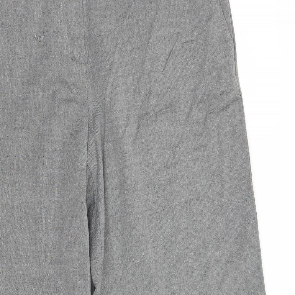 Womens UK Size 10 Marks and Spencer Regular Fit  Grey Trousers