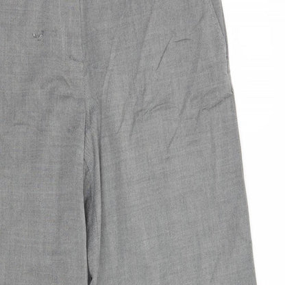 Womens UK Size 10 Marks and Spencer Regular Fit  Grey Trousers