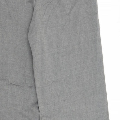 Womens UK Size 10 Marks and Spencer Regular Fit  Grey Trousers