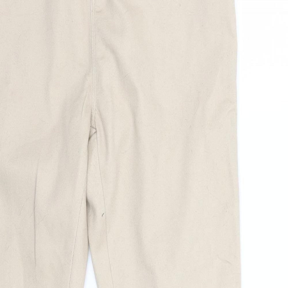 Denim & Co. Womens Beige   Jegging Jeans Size 10 L29 in