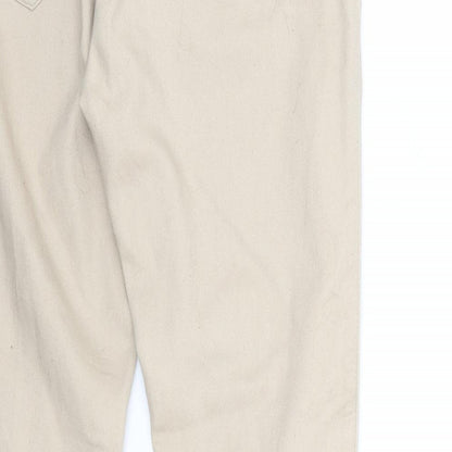 Denim & Co. Womens Beige   Jegging Jeans Size 10 L29 in