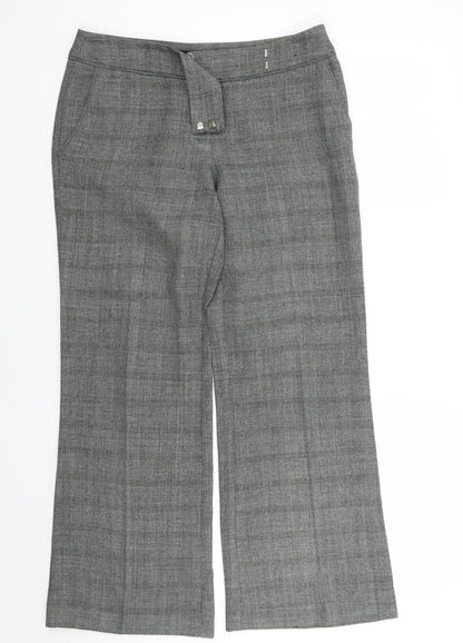 Womens UK Size 10 Evie Regular Fit  Grey Trousers