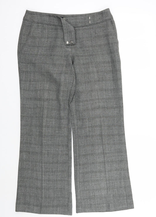 Womens UK Size 10 Evie Regular Fit  Grey Trousers