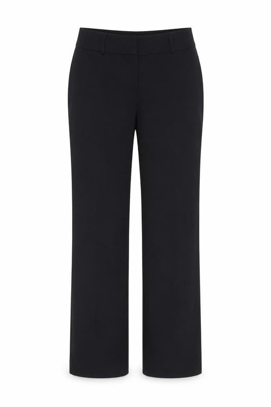 Womens UK Size 10 Anne Brooks Regular Fit  Black Trousers