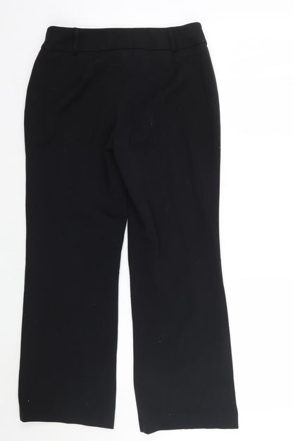 Anne Brooks Womens Black   Trousers  Size 10 L27.5 in