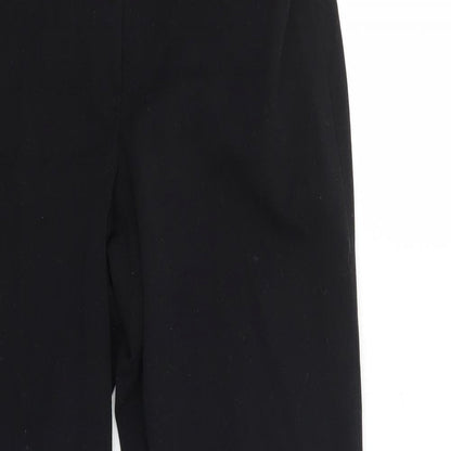 Anne Brooks Womens Black   Trousers  Size 10 L27.5 in