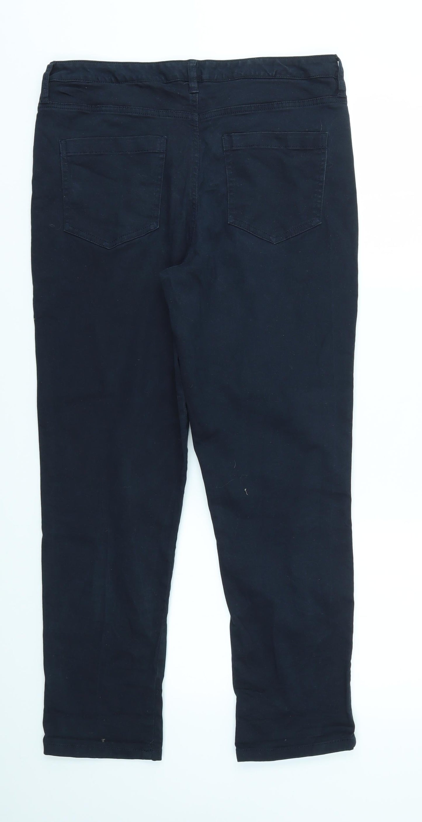 Womens UK Size 14 Dorothy Perkins Regular Fit Dress Pants Black Trousers