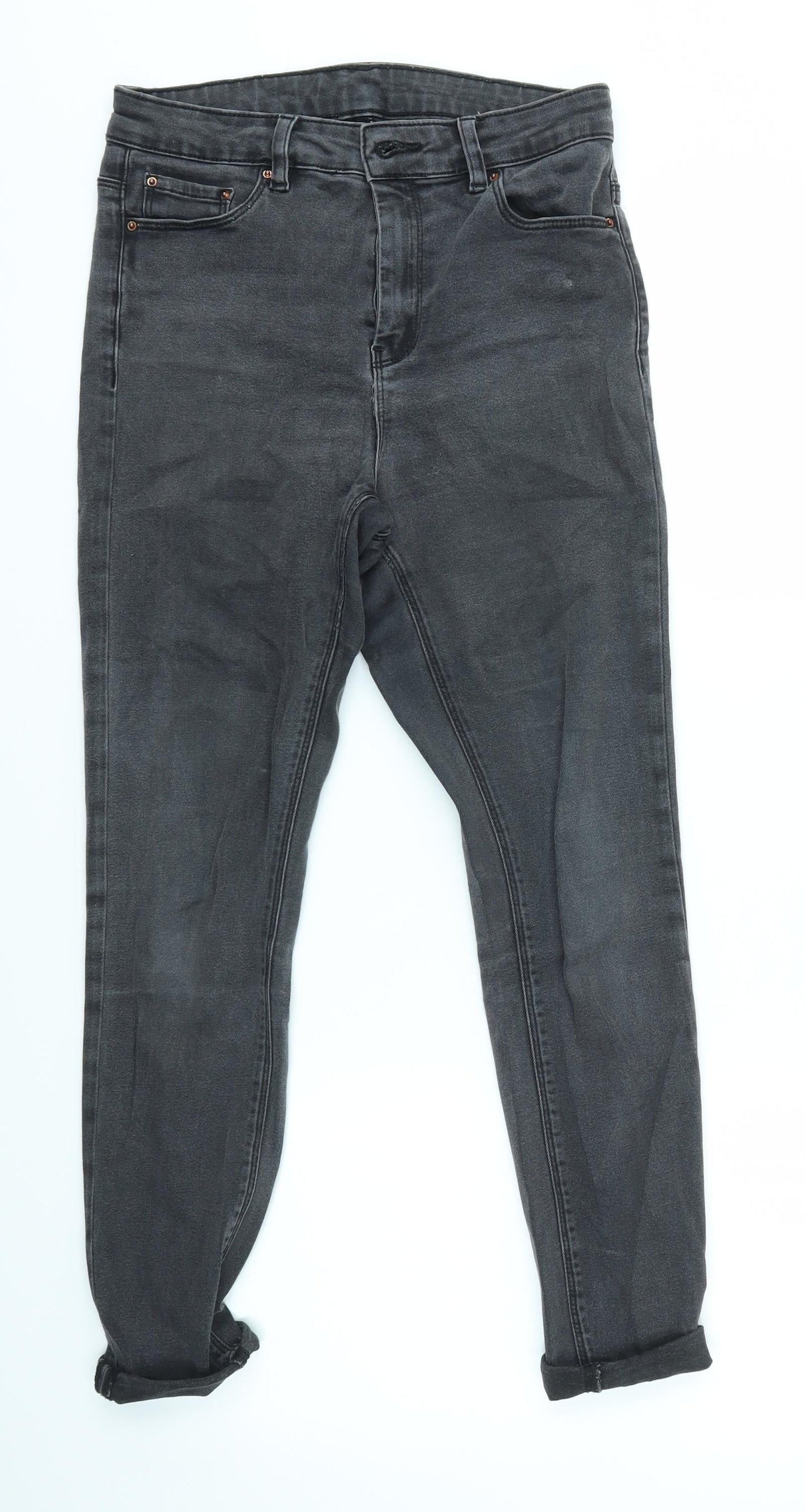 ASOS Womens Grey   Skinny Jeans Size 28 in L30 in