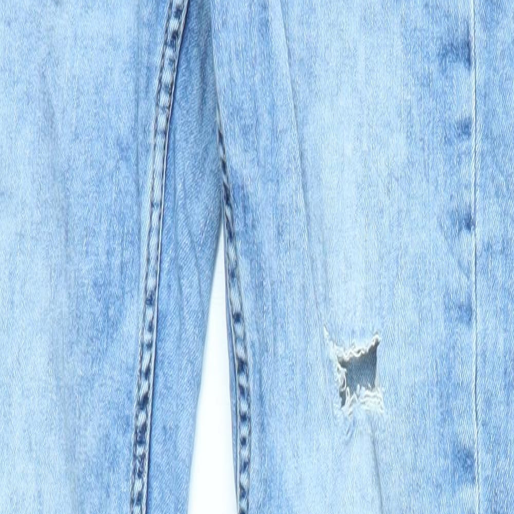 Womens UK Size 10 Lindex Regular Fit Skinny Blue Jeans