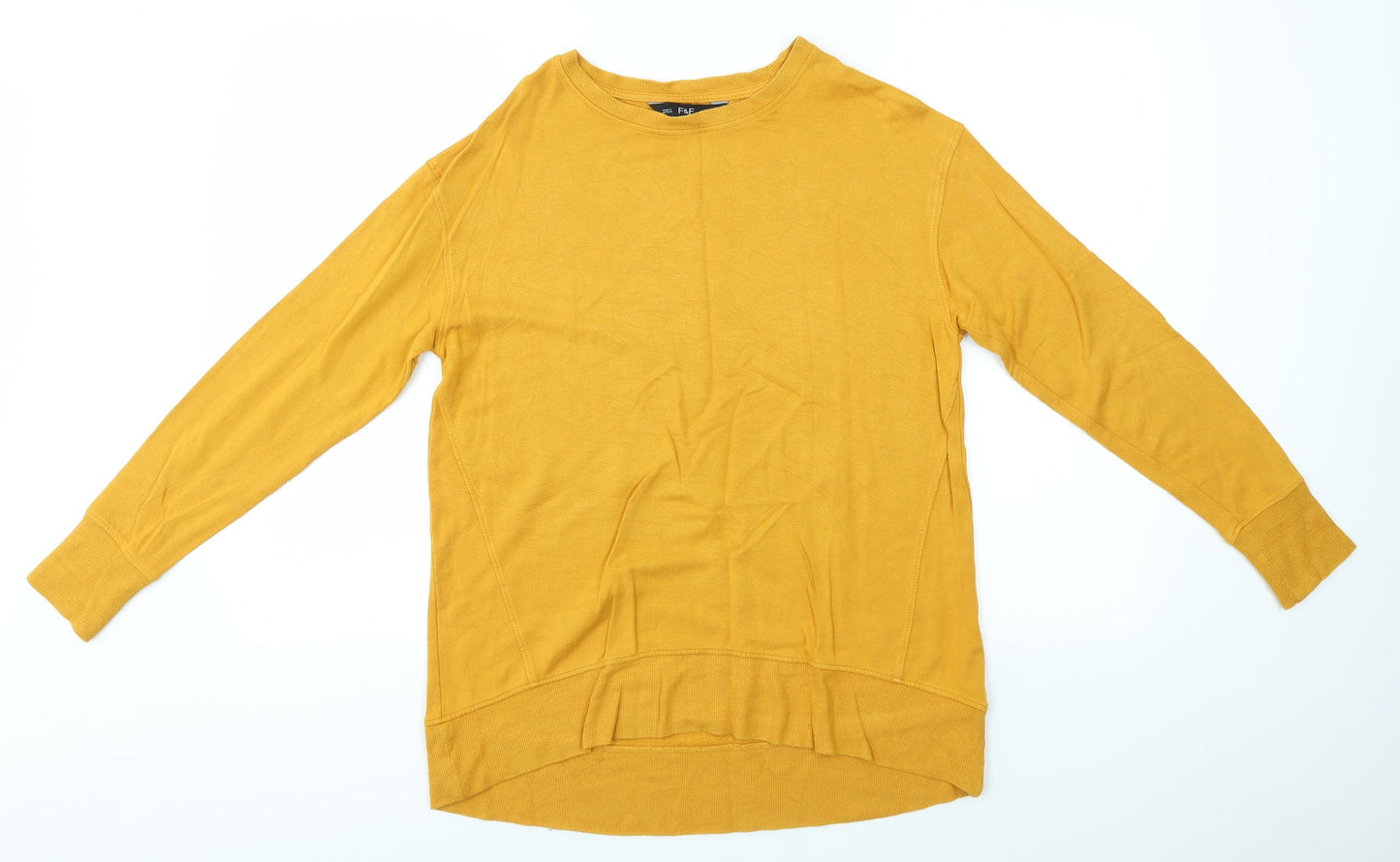 F&F Womens Orange   Pullover Jumper Size 8