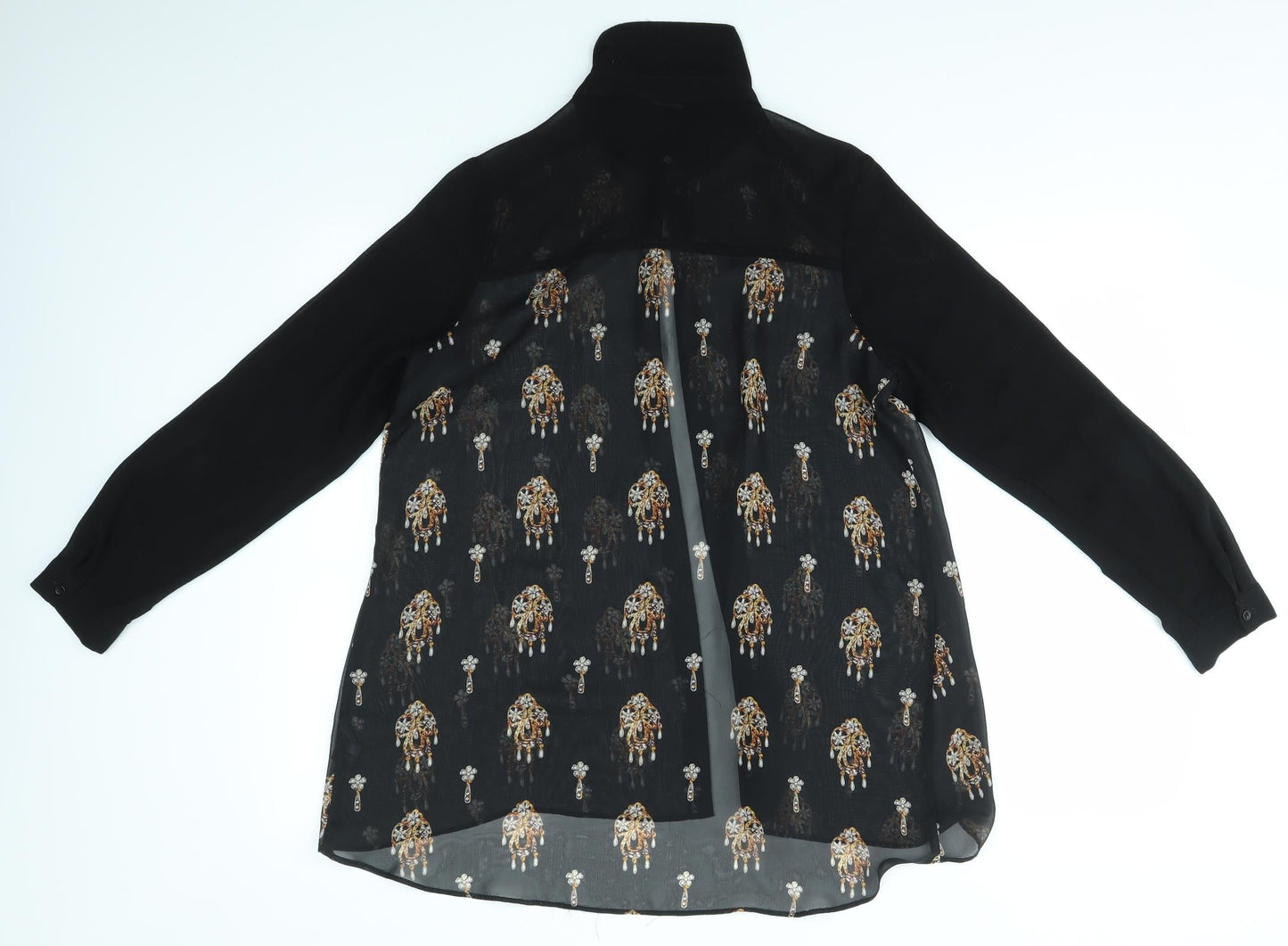 F&F Womens Multicoloured   Basic Blouse Size 10