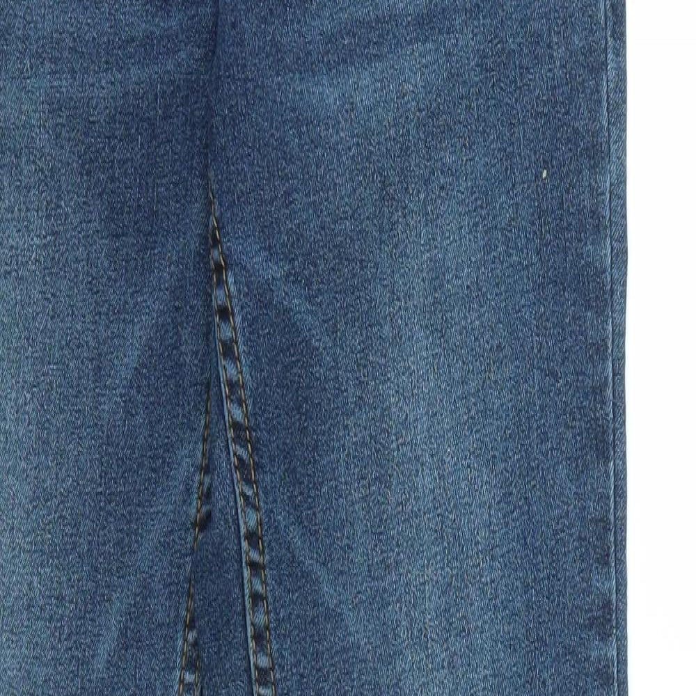 Womens UK Size 28 in VILLA Regular Fit Skinny Blue Jeans