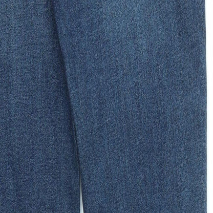 Womens UK Size 28 in VILLA Regular Fit Skinny Blue Jeans
