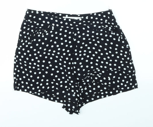 Mango Womens Multicoloured Polka Dot  Boyfriend Shorts Size S