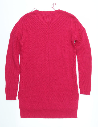 Womens UK Size 10 M&S Pink Pullover Jumper