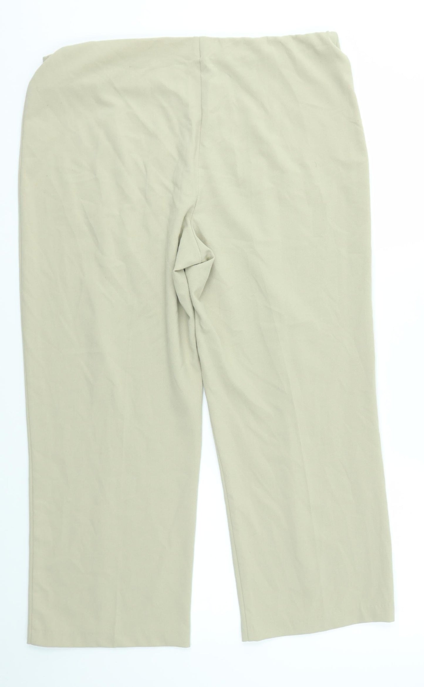 Autonomy Womens Beige   Dress Pants Trousers Size 16 L24 in