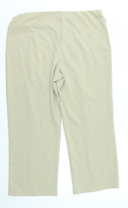 Autonomy Womens Beige   Dress Pants Trousers Size 16 L24 in