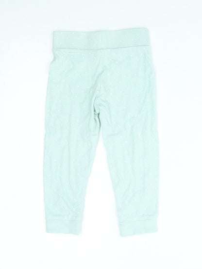 Mini Club Girls Green Polka Dot   Pyjama Pants Size 18-24 Months
