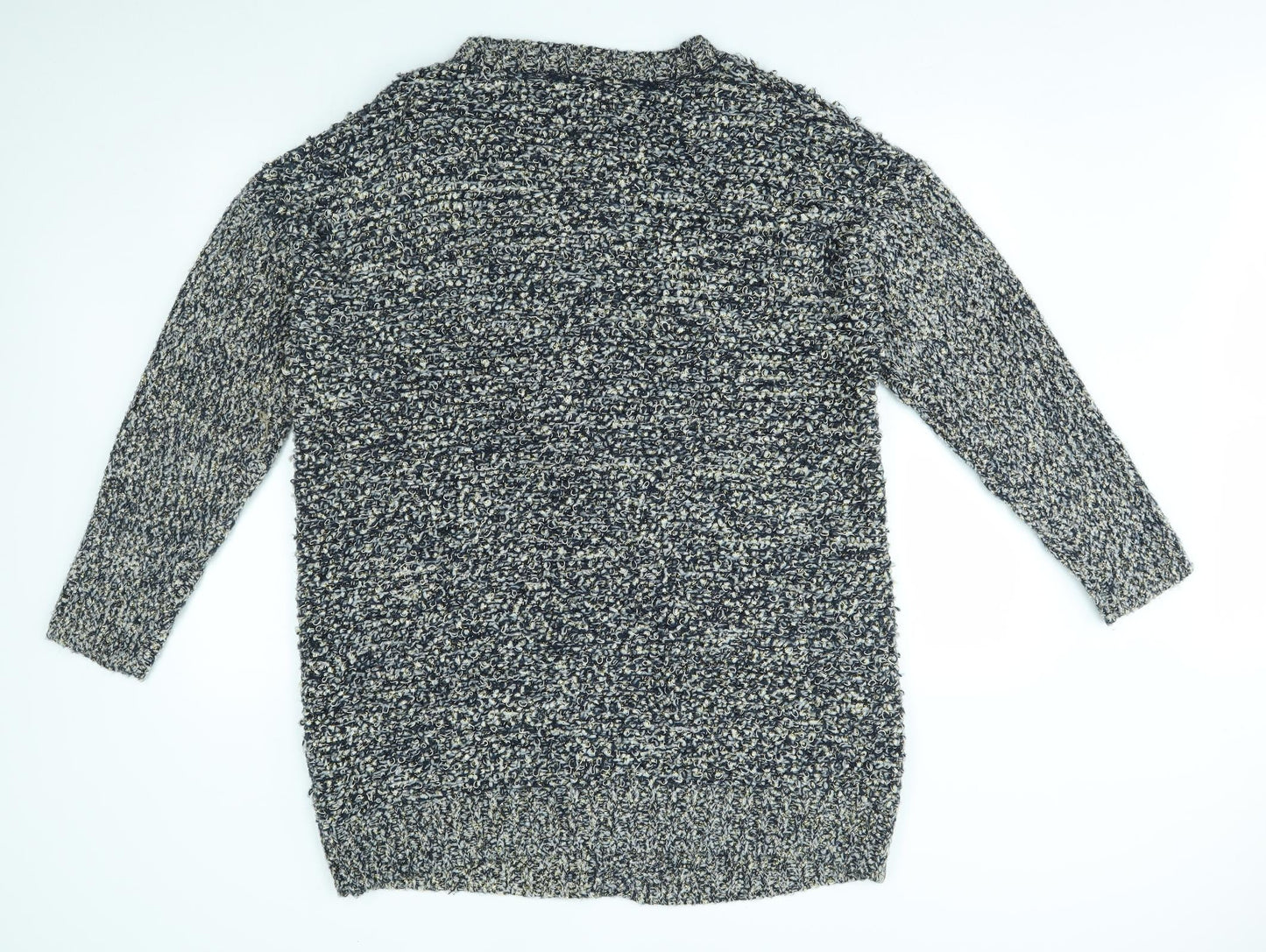Womens UK Size 18 South Grey Cardigan Jumper