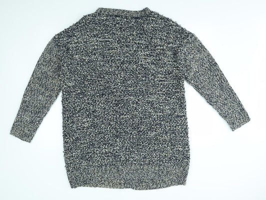 Womens UK Size 18 South Grey Cardigan Jumper