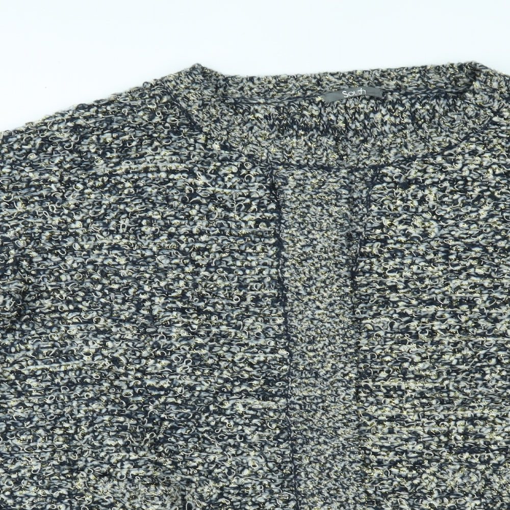 Womens UK Size 18 South Grey Cardigan Jumper