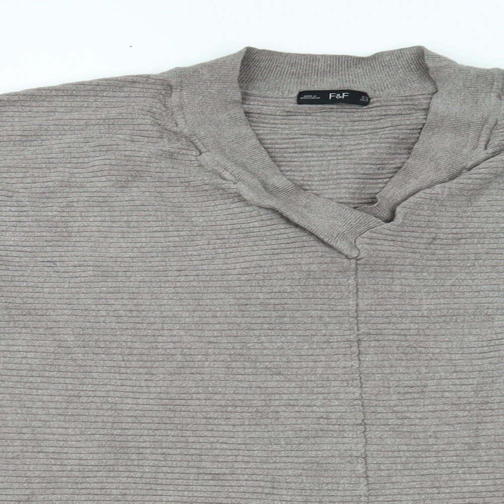 F&F Womens Grey   Pullover Jumper Size 22